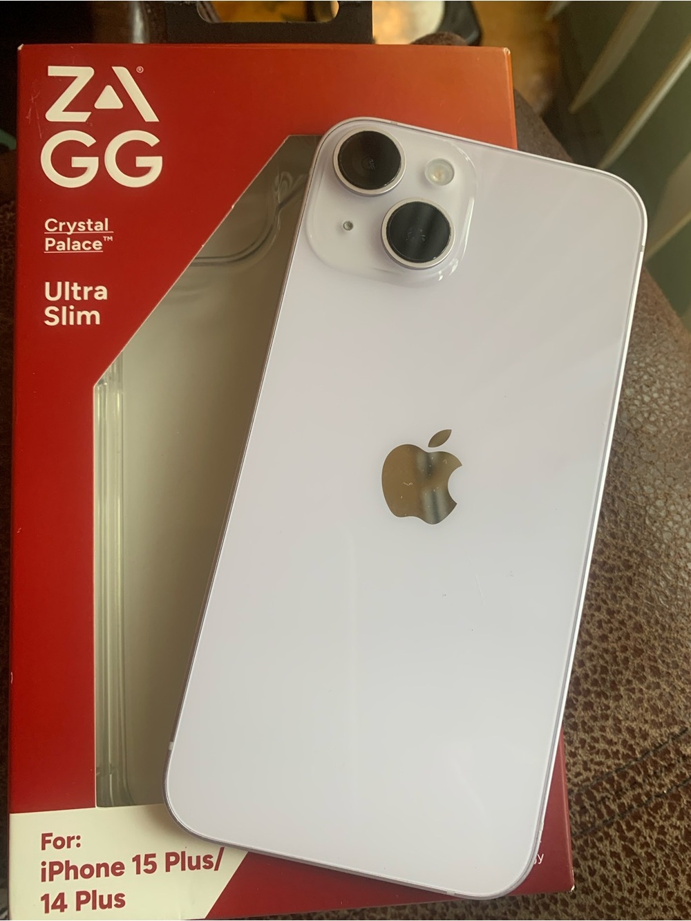 ZAGG Crystal Palace Ultra Slim Clear Case for iPhone 15/14 Plus